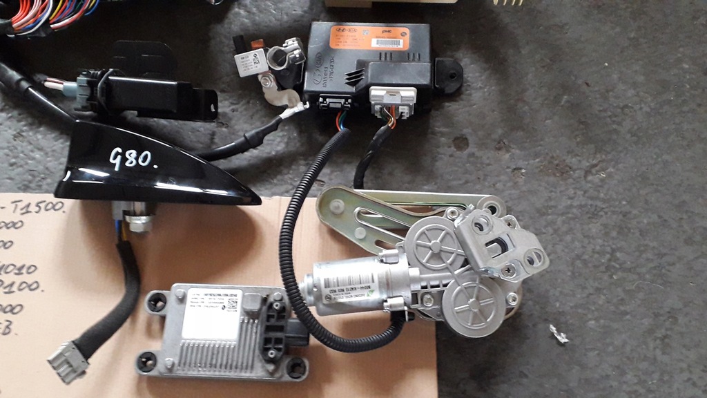 фото №8, Hyundai genesis g80 ii 2021- 2.5t бортовой компьютер модуль блок управления двигателя