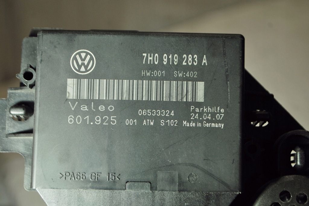 фото №4, Блок керування датчиків паркування модуль pdc vw audi 7h0919283