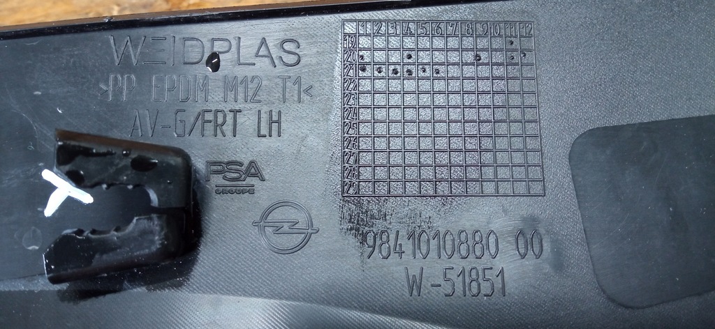 фото №9, Opel mokka b ii 20- молдинг дверь левый перед 9841010880