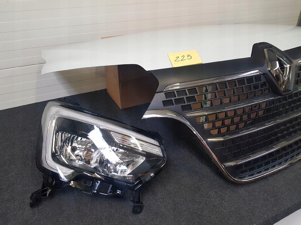 фото №2, Капот кришка решітка радіатора лампи передні renault master iv