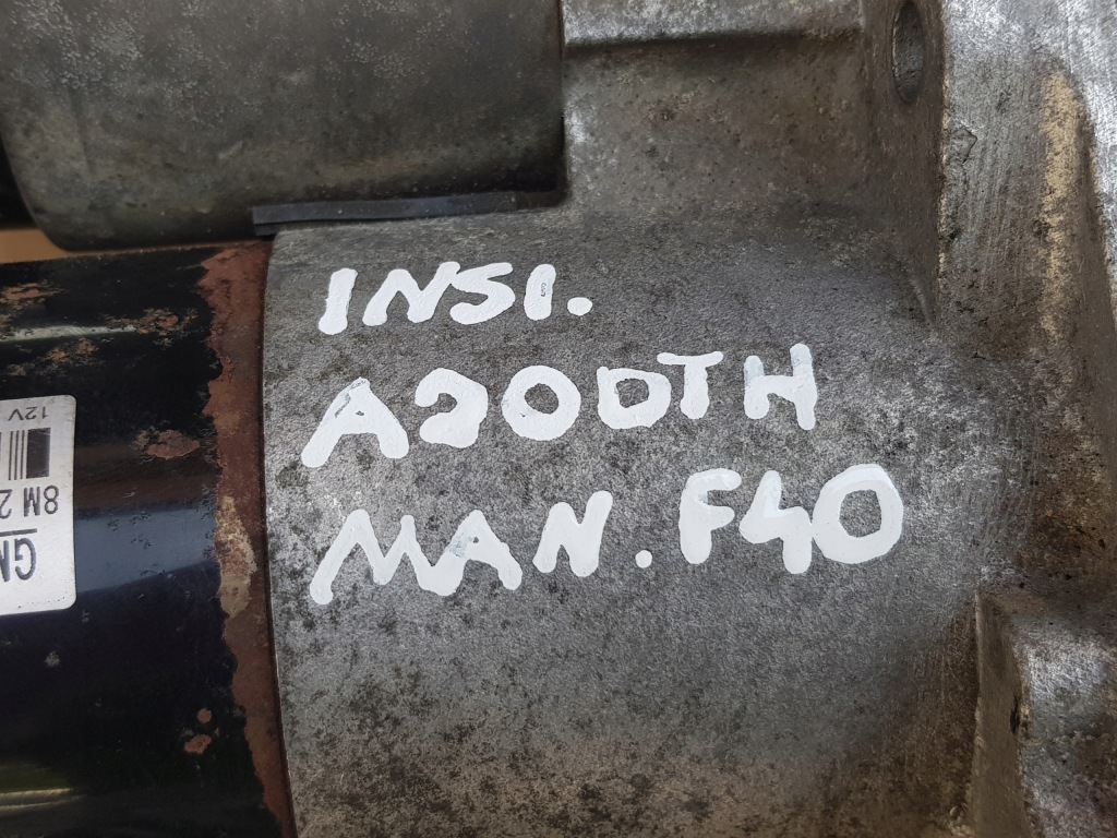 Стартер 2.0 cdti 160km a20dth / opel insignia a / 55352882 - перевірений Зі Шроту