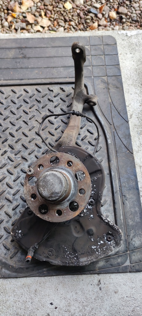 фото №8, Mercedes w221 ступиця поворотний кулак права перед передня