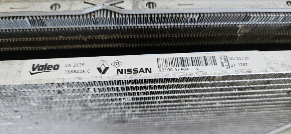 фото №10, Комплект радиатор воды + кондиционер nissan micra v k14