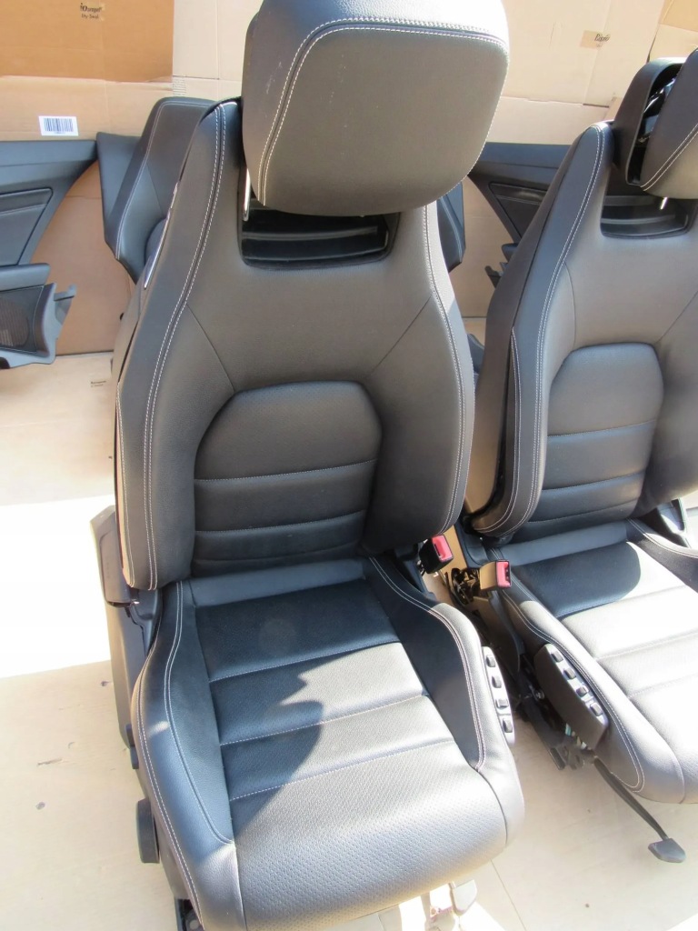 Mercedes e c207 w207 207 coupe сидіння заднє сидіння обшивки шкіра комплект Київ