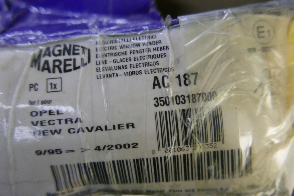 Подъемник стекло opel p. vectra b le. с Разборки