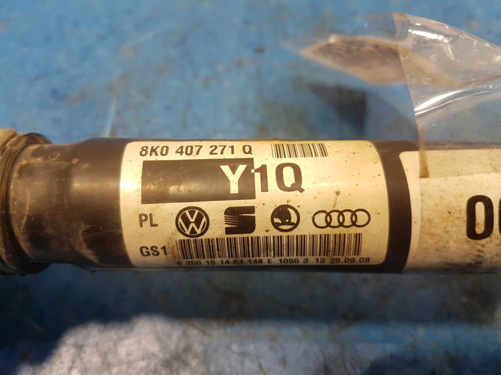 фото №8, Audi a5 8t 2.0 tfsi привідний вал права перед 8k0407271q