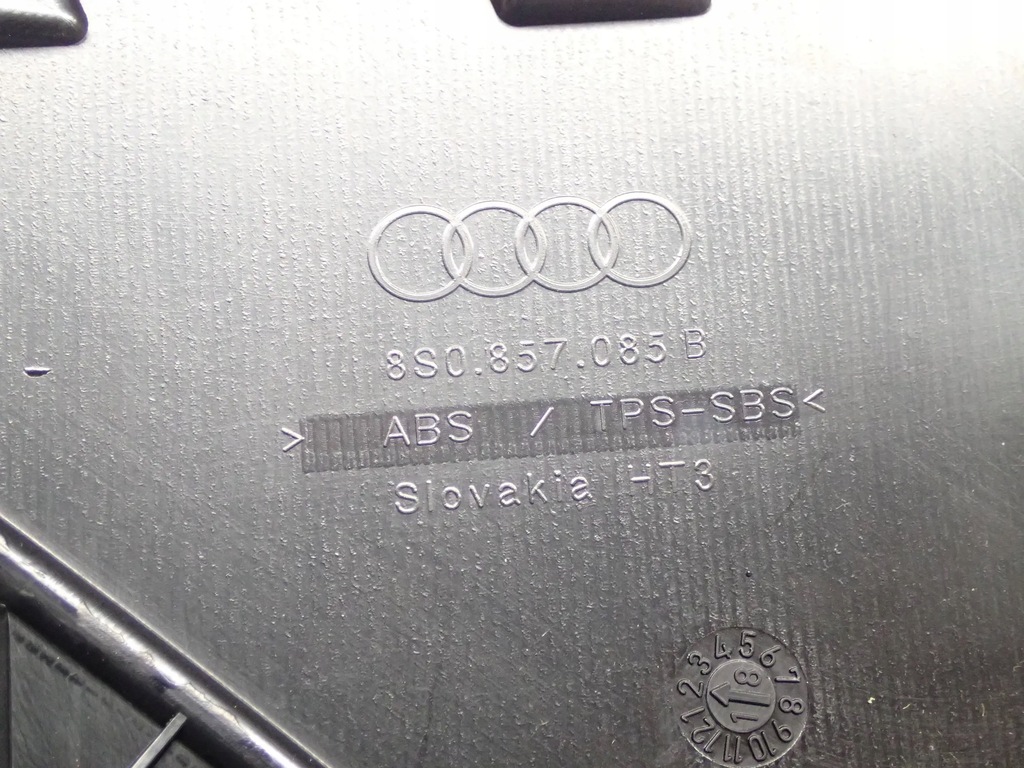 фото №6, Audi tt 8s защита заглушка консоли левая 8s0857085b