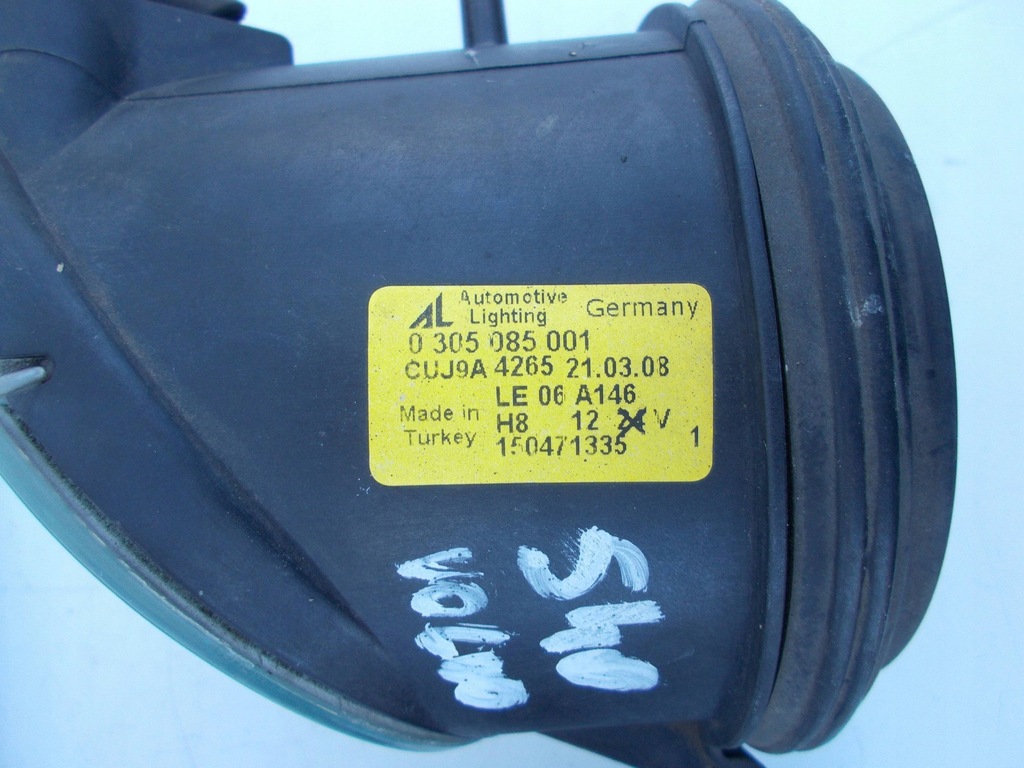 фото №11, Протитуманна фара протитуманні фари лівий правий решітка бампера volvo s40 ii lift 2008