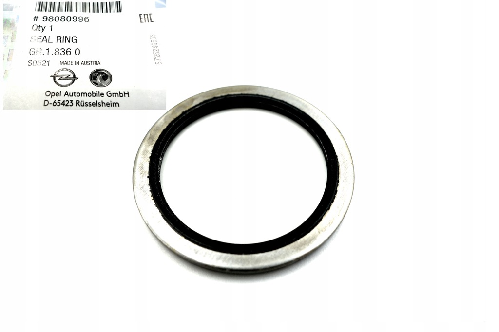 фото №1, Прокладка радиатора масла astra combo corsa 1.7