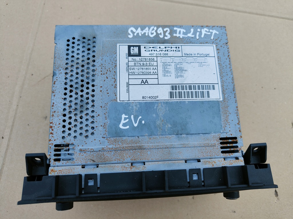 фото №4, Радіо+ джгут навігація saab 9-3 ii 93 оригінальний номер lift 07-11r.