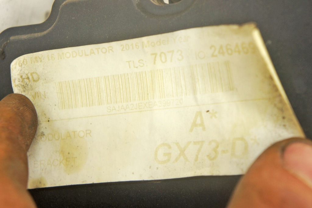 фото №5, Mp162 jaguar xe x760 2.0d насос abs