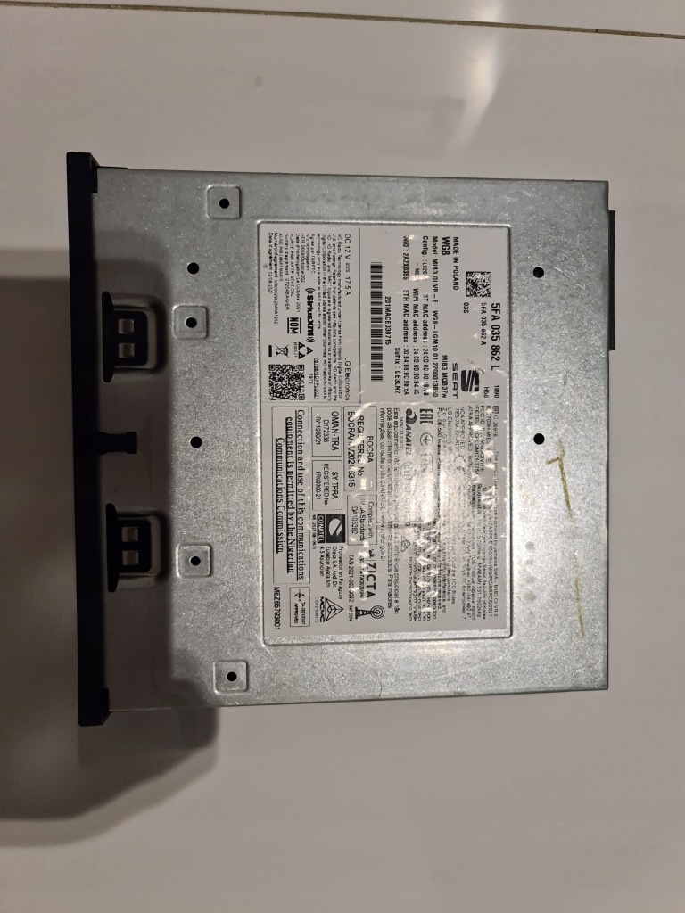 фото №1, Блок управления станция mib3 seat leon 5fa035862l