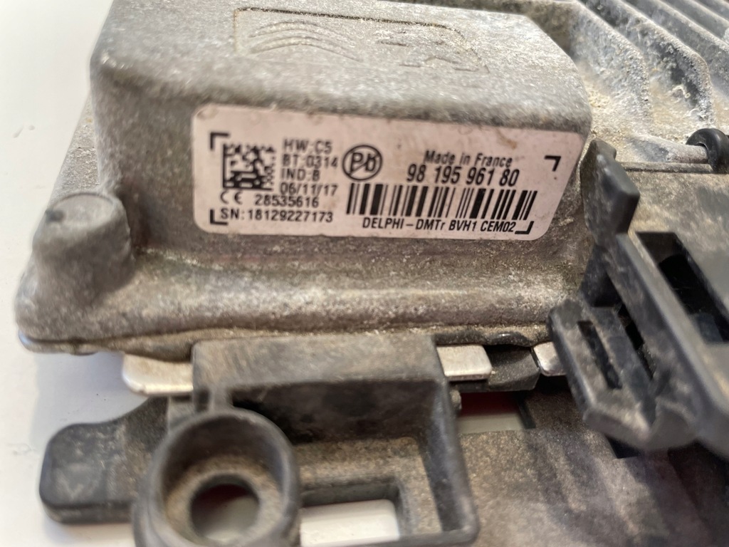 фото №2, Блок управления запуск стоп citroen c3 iii