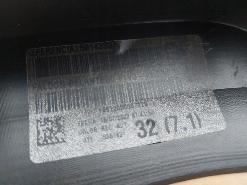 фото №7, Молдинг бампера перед opel combo e