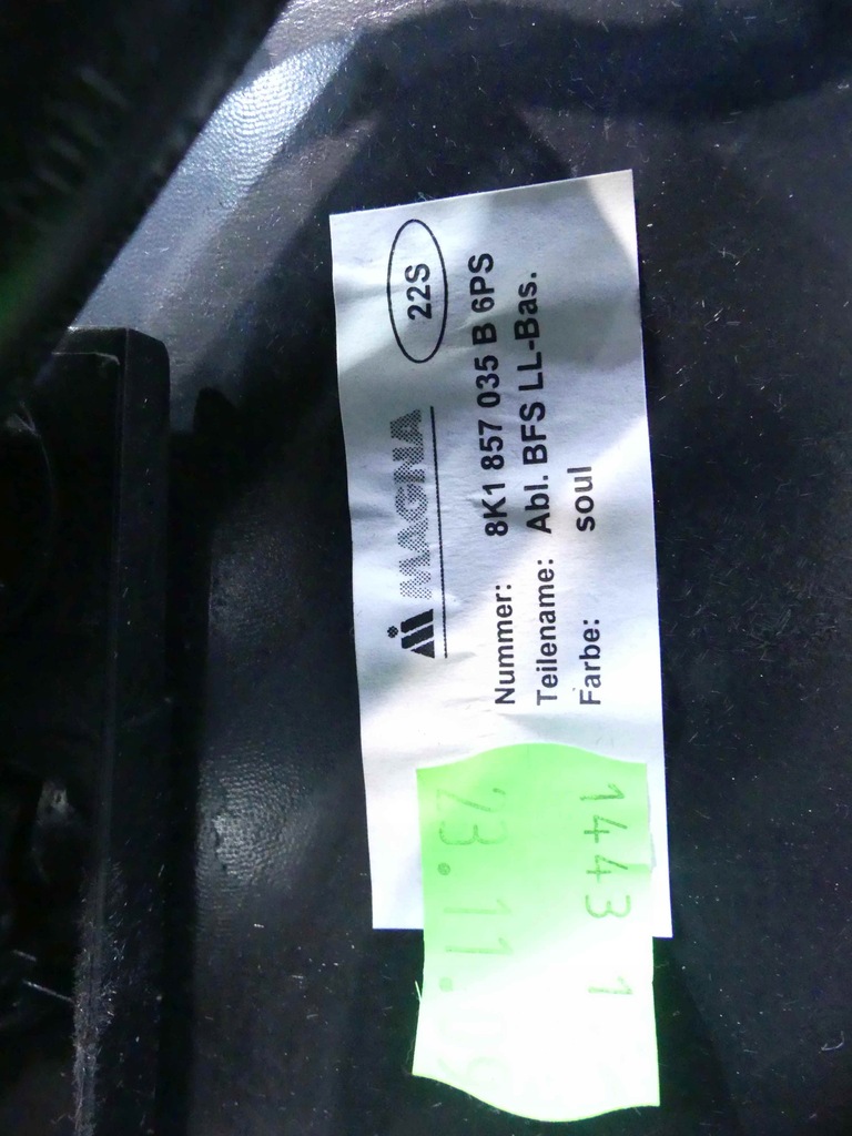 фото №14, Бардачок пассажира audi a5 i 8t 8k1857035