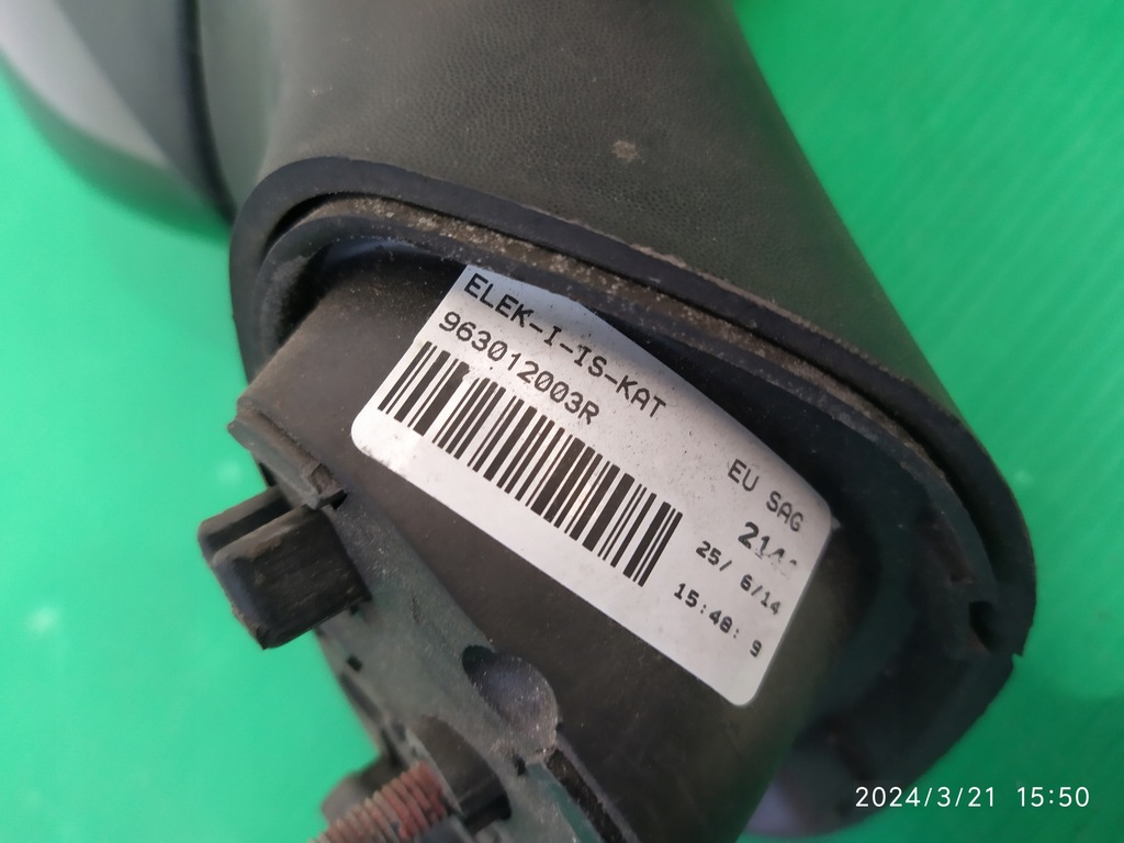 фото №12, Зеркало правое renault clio iv 963012003r 11pin 14r