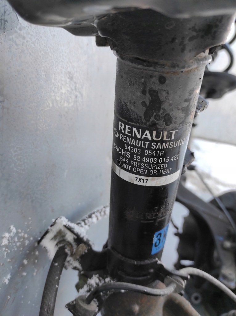 фото №4, Поворотный кулак амортизатор амортизационная стойка koleos ii 2.0dci