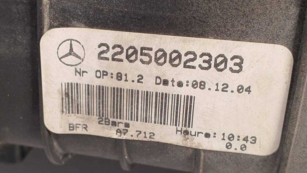 Радиатор воды интеркулер mercedes sl r230 3.7 v6 Оригинал