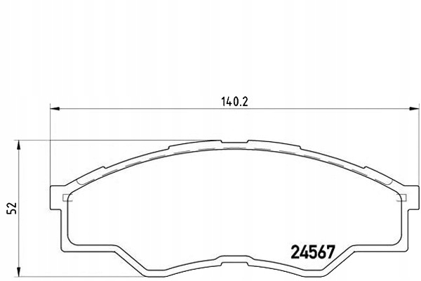 фото №9, Гальмівні колодки гальмівний. toyota hilux 06- перед