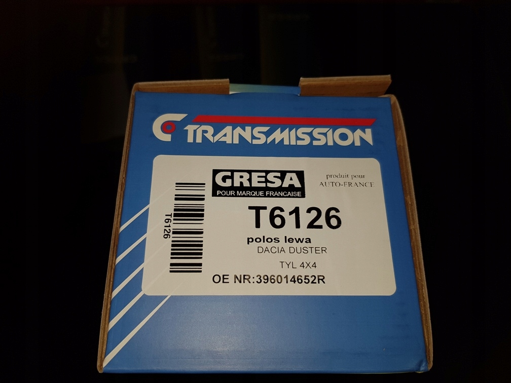 Привідний вал привідна задній dacia duster 1.5dci 8200939996 Недорого