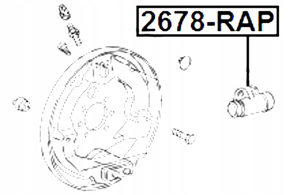 фото №2, Febest 2678-rap циліндрик гальмівний