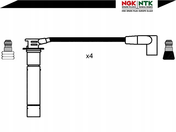 фото №2, Ngk набір трубопровід запалювання lotus elise