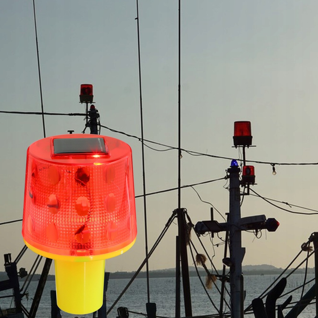 фото №6, Сигнал лампа led solar light street освітлення