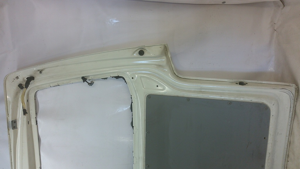 фото №8, Vw t5 t5 lift крышка багажника крышка багажника задняя комплектная белый задняя