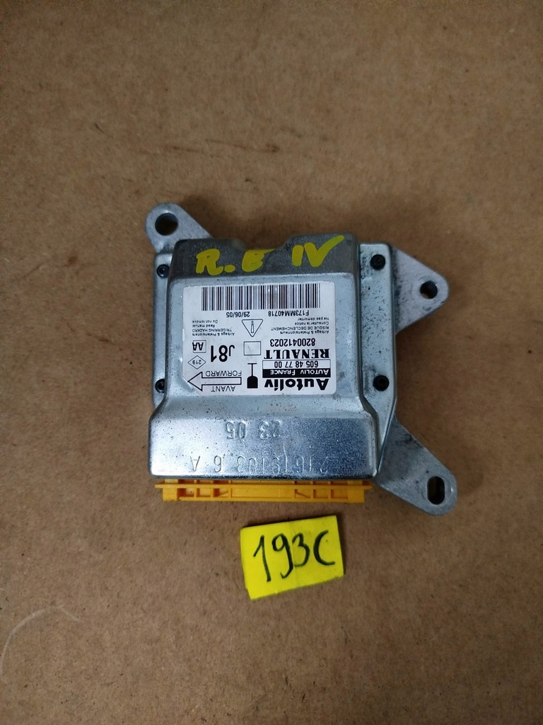 фото №1, Модуль подушек воздушных renault espace iv 8200412023