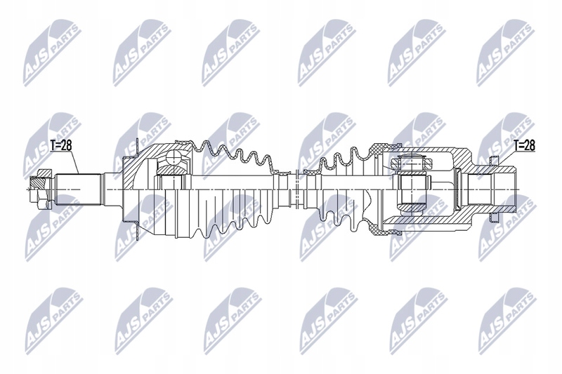 Привідний вал npw-su-039 nty Ціна