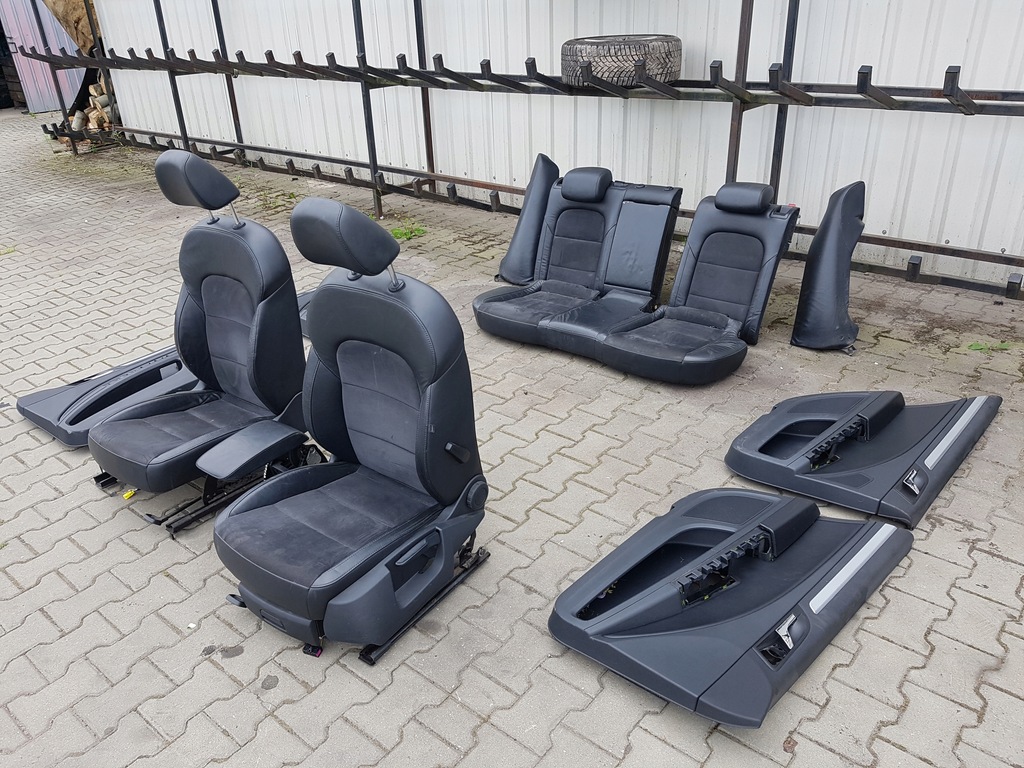 фото №6, Skoda superb ii 08r- sedan сиденья заднее сиденье alcantara