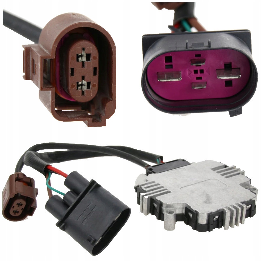 фото №1, Модуль вентилятора радіатора skoda superb fabia