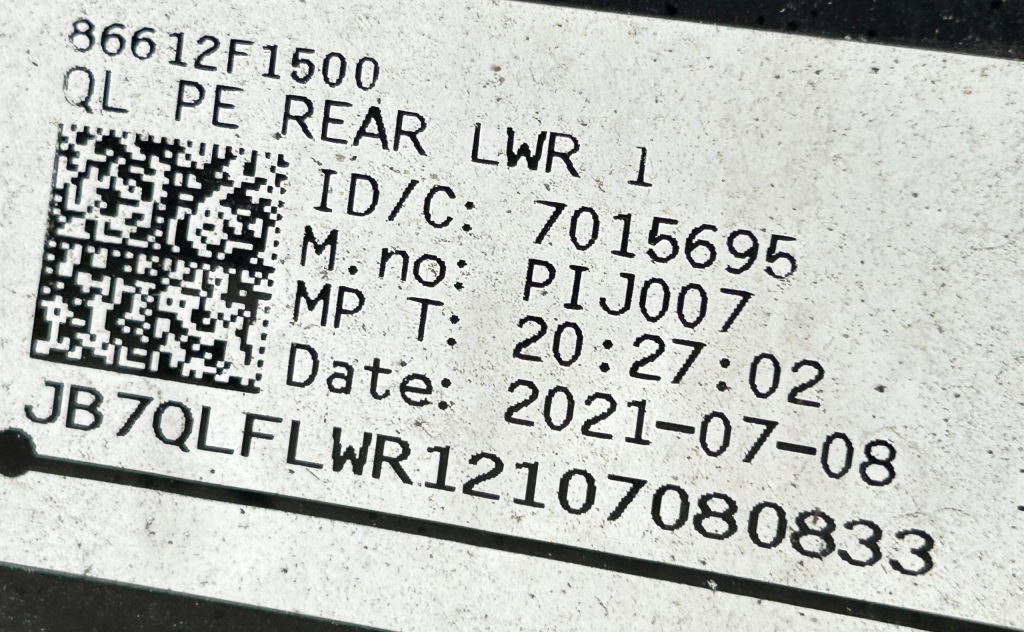 фото №9, Спойлер бампера задня sportage iv lift 86612-f1500