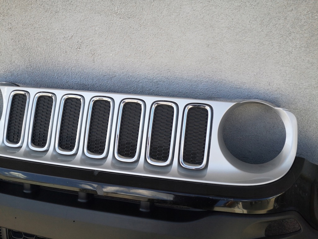 фото №6, Jeep renegade 14-18 2014-2018 бампер перед передній колір чорний orginal