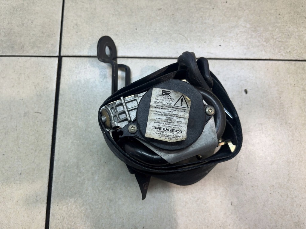 фото №4, Pas безопасности правый перед peugeot 206 a507743