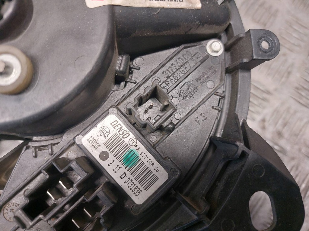 фото №6, Повітродувка вентилятор обдув + резистор fiat grande punto a43000800 g17750c0