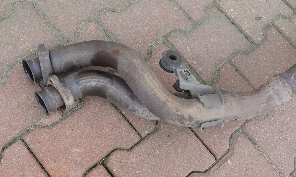 фото №2, Труба колектор каталізатора vw phaeton 3.2 fsi ayt