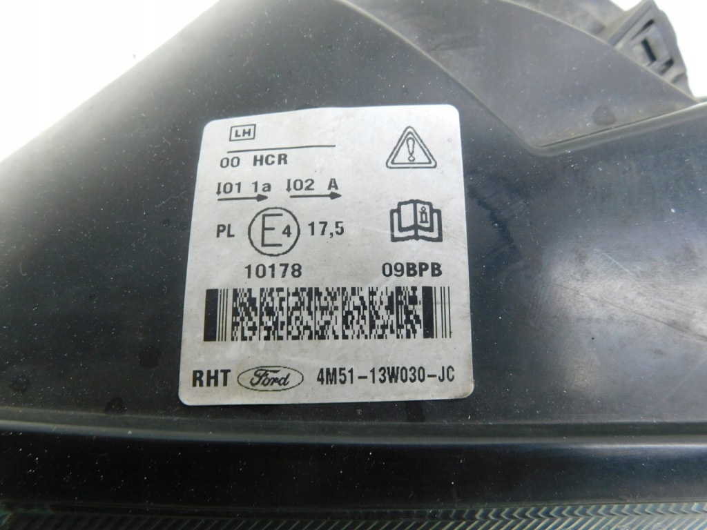 фото №7, Лампа левая перед - ford focus ii 04-07 eu czarna