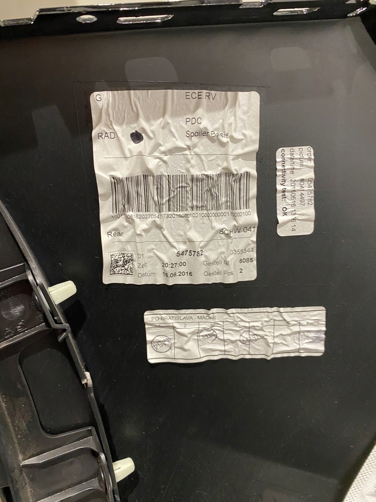 фото №12, Porsche macan задний бампер rear бампер 95b807421