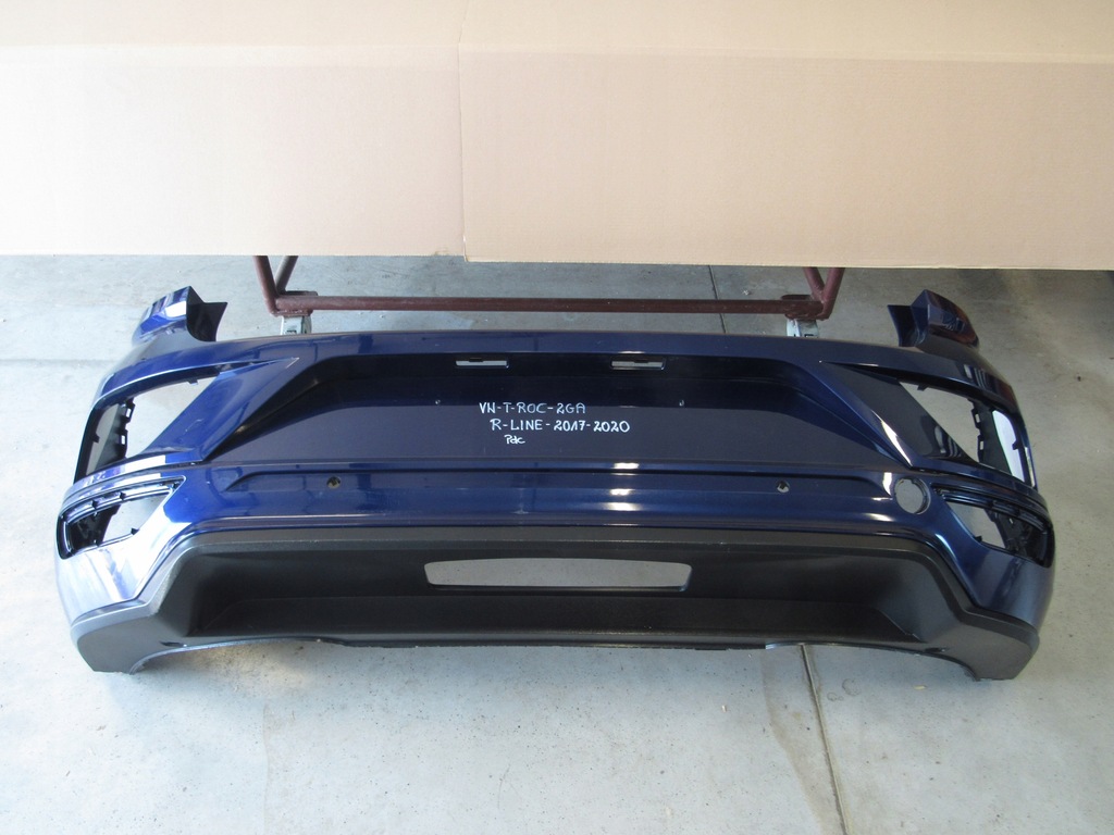 фото №1, Vw t-roc r-line 2017-2020 r бампер задняя
