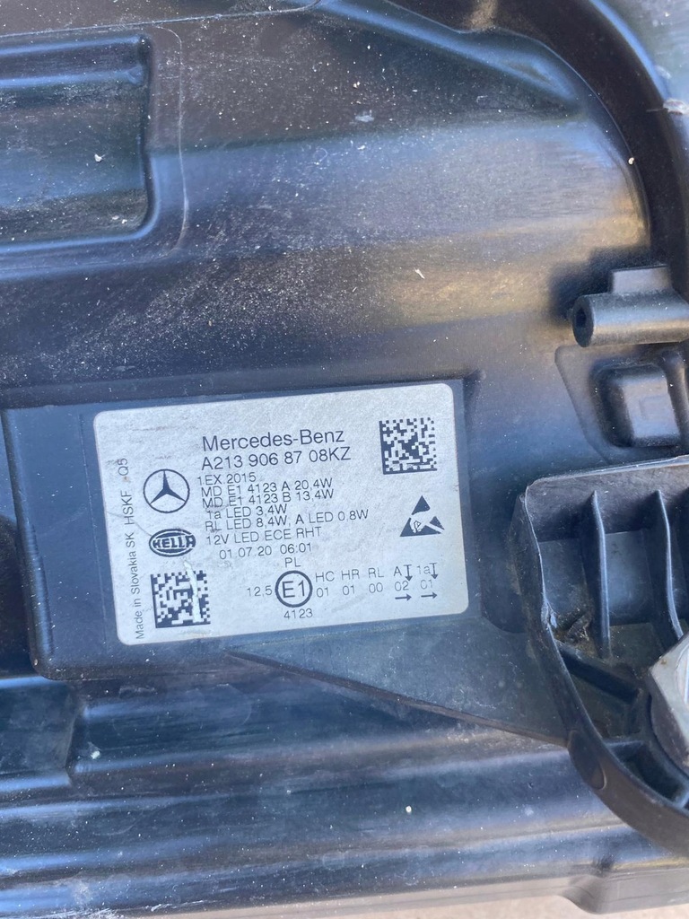фото №13, Лампа фара перед передня ліва лівий mercedes e klasa w213 a213 fulled