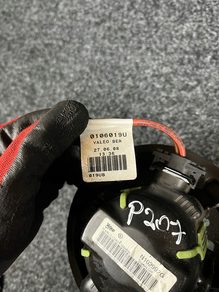 фото №5, Воздуходувка вентилятор обдув peugeot 207 i eu europa n102992g