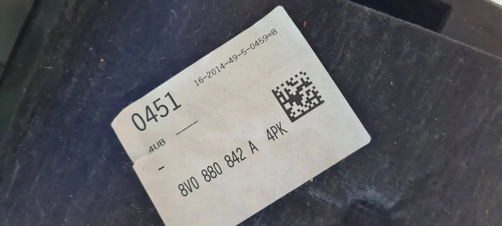 фото №7, S3 8v sedan a3 бардачок пасажира консолі 8v0880842a