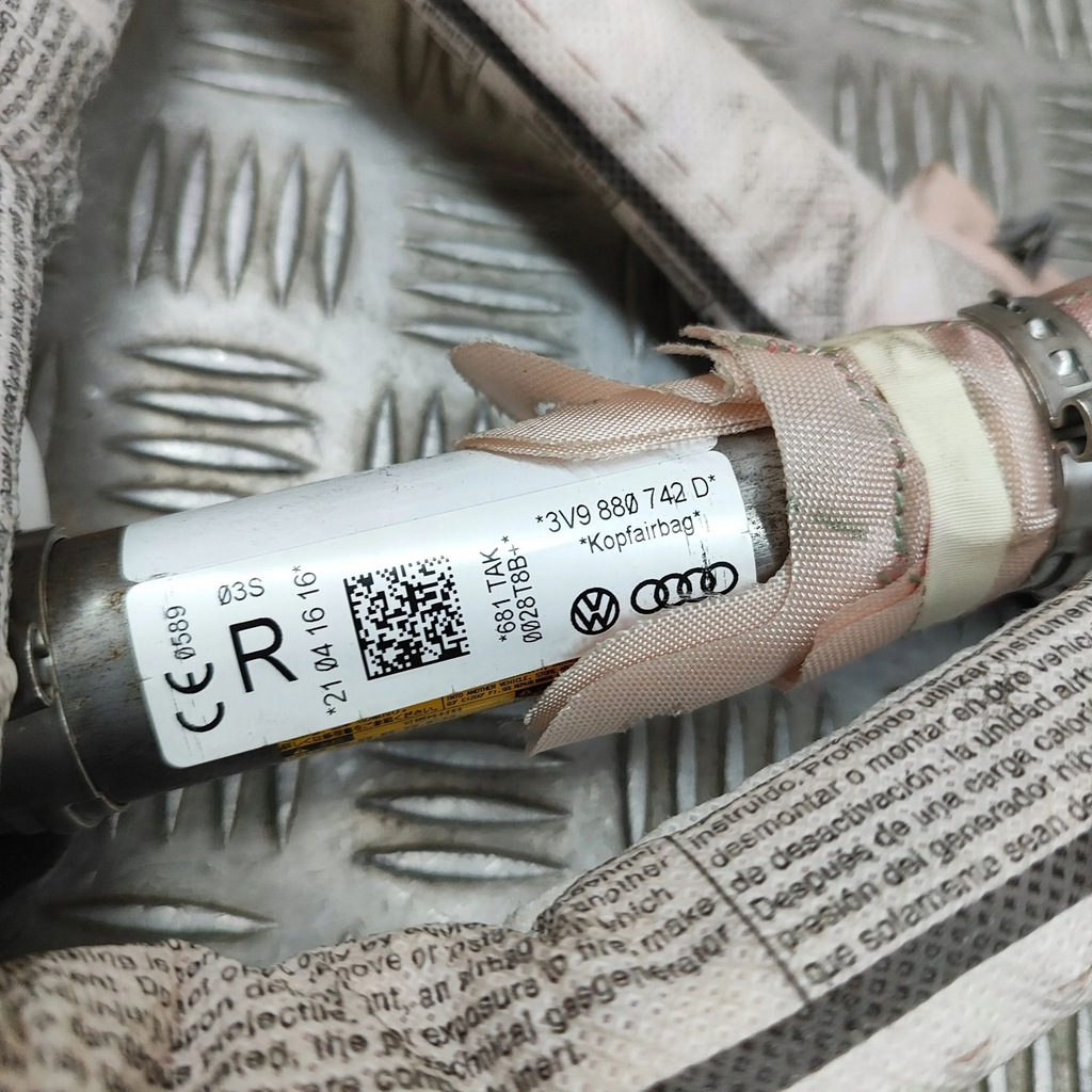 фото №6, Skoda superb b8 3v 2017 права сторона шторка безпеки подушка безпеки