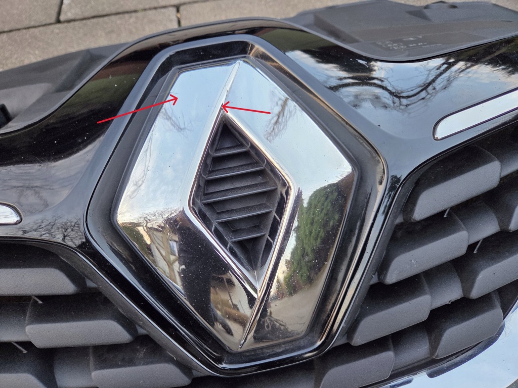 Купить Renault scenic iv решётка  передняя хром каркас комплект 16-2022