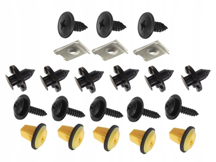 фото №1, Кліпса набір moc. підкрилок nissan note e11 szt romix