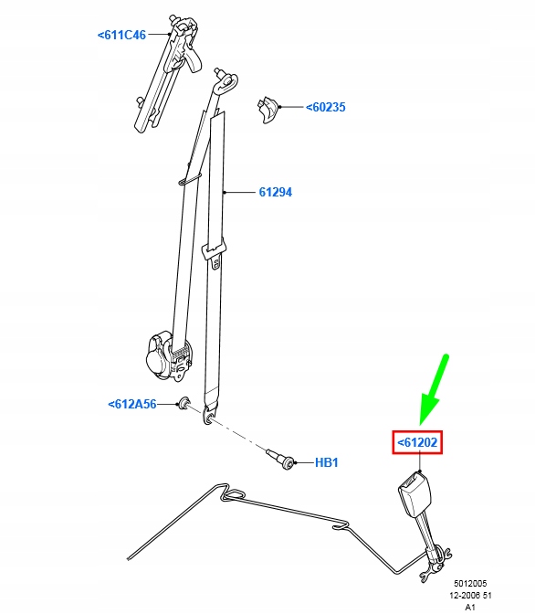 фото №9, Пряжка поперечина безпеки ford galaxy mk2 ліва передня 1778751