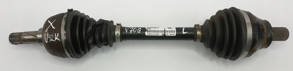 фото №1, Приводной вал левая volvo v70 iii 2.4 d