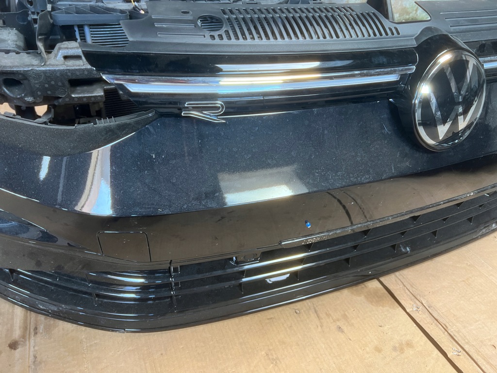 фото №9, Vw golf 8 viii r line kompletny перед бампер капот лампа крила pas lc9x