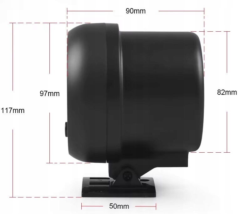 фото №16, Obrotomierz універсальний do każdego автомобіля лічильник обертів tachometr